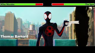 Miles Morales vs The Spot First Fight with healthbars [upl. by Enileda]