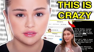 SELENA GOMEZ DEFENDS HAILEY BIEBER hailey reached out [upl. by Eillam971]