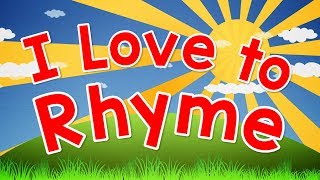 I Love to Rhyme  English Song for Kids  Rhyming for Children  Jack Hartmann [upl. by Klapp56]