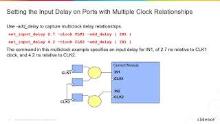 Introduction to SDC Timing Constraints [upl. by Eelarak179]