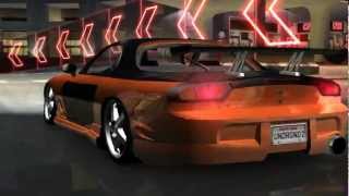 Need for speed Underground 2 Tokyo drift Mazda RX7 Veilside Test run By RASTAKITTEN [upl. by Noryd476]