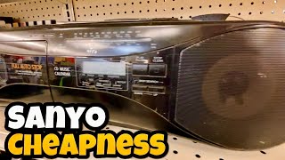 Sanyo Boom Box on a Budget [upl. by Crooks]