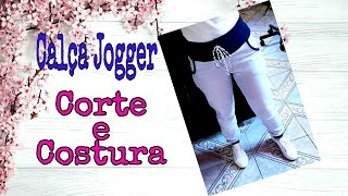 Como fazer calça Jogger corte e costura [upl. by Farrar193]