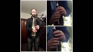 Steal Away Irish song cover Bagpipes and practice chanter [upl. by Samella220]