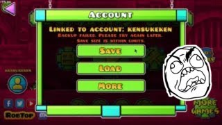 SAVING DATA IN GEOMETRY DASH BE LIKE [upl. by Secunda]