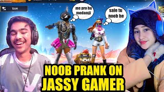 Noob prank on jassy gamer gone extremely wrong😱 Garena free fire [upl. by Schechter47]