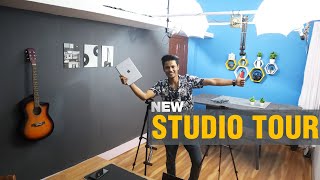 YouTube Studio amp Setup Tour 2021 YouTube Room Setup Ideas For 2021Best YouTube Setup Tour [upl. by Ahsitra]