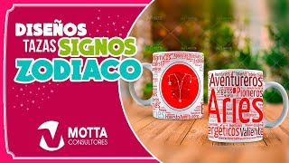 DISEÑOS PARA TAZAS DE SIGNOS ZODIACALES [upl. by Enelegna269]