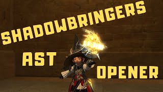 FFXIV Shadowbringers Astrologian Opener Guide Patch 505 [upl. by Nortad117]