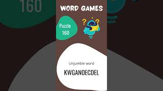 Word game puzzle 160 [upl. by Lyckman]