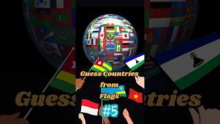 Guess Countries From Flags  Part 5 testing flagquizz [upl. by Buyse]