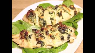 Recette  Poulet surprise St SEVER ricotta mozza épinards [upl. by Josey]