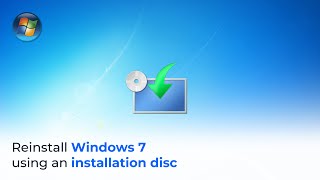 Tutorial Reinstall Windows 7 using an installation disc [upl. by Yennaiv877]