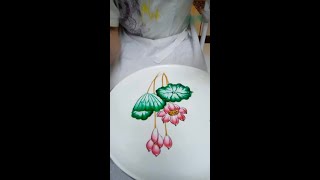 Big Circle Jam Painting Plate Decoration Teaching Video Master Original New Knowledge Creator M [upl. by Nayt982]