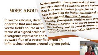 DEFINITION OF GRADIENT DIRECTIONAL DERIVATIVE DIVERGENCE AND CURLENGINEERING MATHEMATICS [upl. by Sewoll]