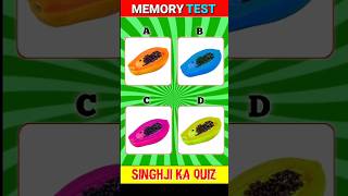 Test Your Memory Power  Test Your Eyes Power  Eye test Colour vision shots memorytest 🤯🤯 [upl. by Kassey]