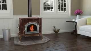 SPC50 Porcelain Enamel Pellet Stove [upl. by Ahsimat340]