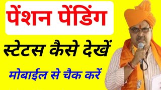 pension form status kaise check kare rajasthan  pension online apply status emitra training course [upl. by Eelyah810]