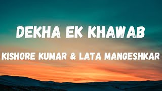 Dekha Ek Khwab  Kishore K Lata M  80s Hits  Slowed amp Reverb [upl. by Fariss372]