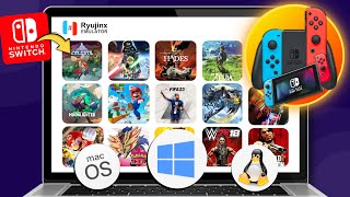 How to play Nintendo Switch Games on PC amp Laptop  Ryujinx Emulator [upl. by Etnoj]