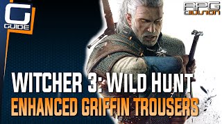 Witcher 3 The Wild Hunt  Enhanced Griffin Trousers Diagram Location Griffin School Gear [upl. by Ellga]