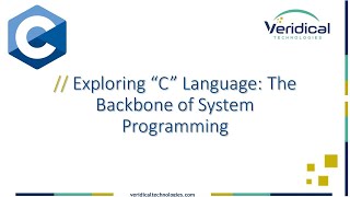 Exploring C Language The Backbone of System Programming Part 1  C Language  Programming coding [upl. by Inamik]