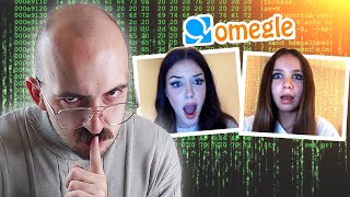 Hacking Into OMEGLE Calls Prank Funny Jumpscare Reactions Part24 [upl. by Attenyw]