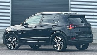 Volkswagen NEW TCross RLine 2022 in 4K Deep Black Pearl 18 inch Nevada walk around amp Detail Inside [upl. by Notgnirra395]