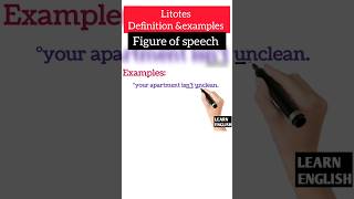 Litotes definition and examples  figure of speech youtubeshorts englishliteratureenglishlanguage [upl. by Enorel]