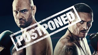 BREAKING Fury vs Usyk POSTPONED after Tyson Fury INJURED in Sparring [upl. by Gannie]