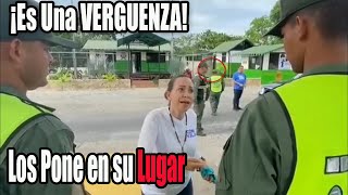 María Corina Machado REGAÑA a Guardias Chavistas que no La Querían Dejar Pasar [upl. by Marika]