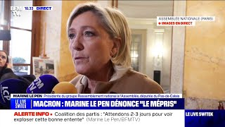 Marine Le Pen  « Nous sommes la seule opposition à Emmanuel Macron » [upl. by Roxane]