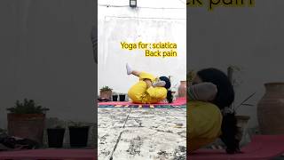 Yoga sciatica amp back pain  yoga for disease yog yogasna yogaasna yogavideos [upl. by Togram]