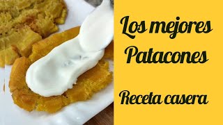 El secreto para unos patacones crocantes  Receta de Patacones colombianos [upl. by Kery]