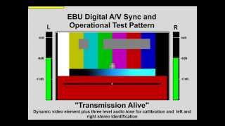 EBU AV Sync Test Pattern [upl. by Avirt]