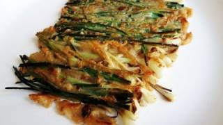 Green onion pancake Pajeon 파전 [upl. by Ebenezer]