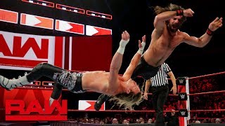 Seth Rollins and Dolph Ziggler reignite Intercontinental Title rivalry Raw Nov 26 2018 [upl. by Notsej185]