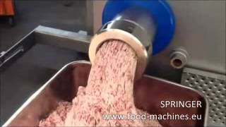 MIXER MINCER  mince meat sausage production [upl. by Arised]