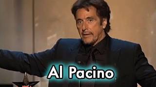 Al Pacino Accepts the AFI Life Achievement Award in 2007 [upl. by Ireg]