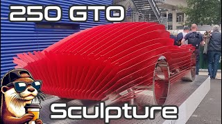 Real size Art sculpture Ferrari 250 GTO at Le Mans Classic 2023  Ferrari 250GTO [upl. by Tiffanie839]