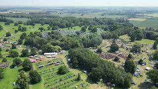 Tractor Fest From above Newby Hall [upl. by Voleta]