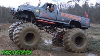 BIG FORD MUD TRUCK WITH FLOTATION TIRES [upl. by Olleina]