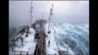 SHIPS IN STORM COMPILATION MONSTER WAVES [upl. by Tanaka]