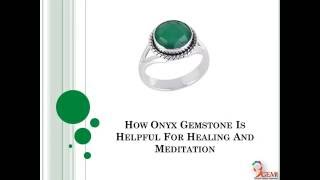 How Onyx Gemstone Is Helpful For Healing And Meditation [upl. by Alyacim]