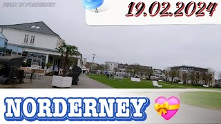 Norderney Germany Stadtrundfahrt am Montag Vormittag nach 24 Stunden Dauerregen City life 2024 [upl. by Vashti879]