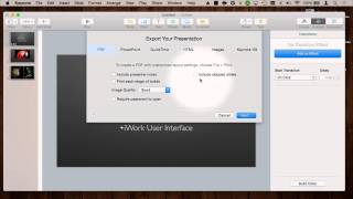 Keynote Tips How to Export a Presentation [upl. by Einahpts]