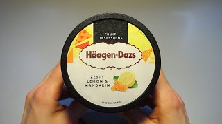 HäagenDazs Zesty Lemon amp Mandarin Review [upl. by Hadihahs]