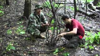 Survival Fishing The Ultimate Primitive Basket Fish Trap [upl. by Eelanaj]