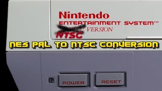 NES PAL to NTSC conversion [upl. by Lyrrehs]