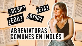 ALERTA seguro que NO CONOCES estas 51 ABREVIATURAS en INGLÉS 😉 🇺🇸 [upl. by Grefer]